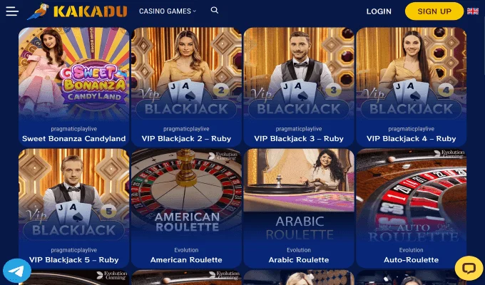 kakadu-live casino